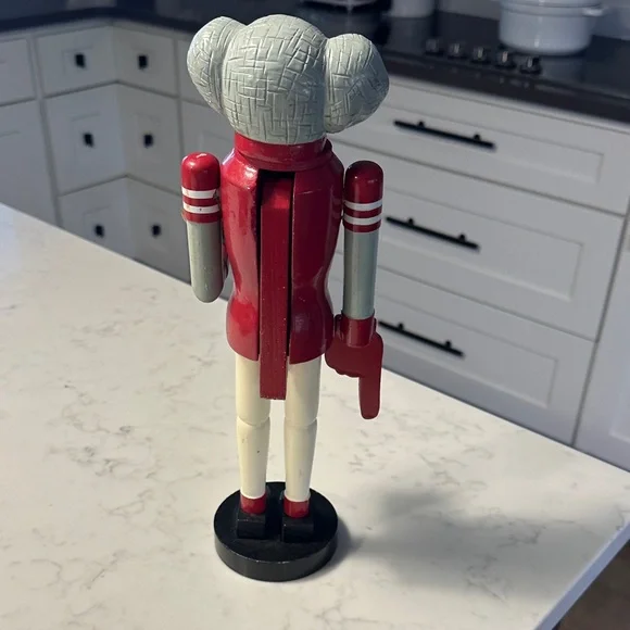 Alabama Elephant Nutcracker with Football - Picture 2 of 2